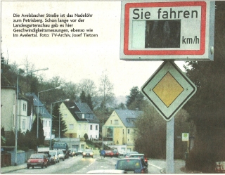 Avelsbacher Straße - Nadelöhr